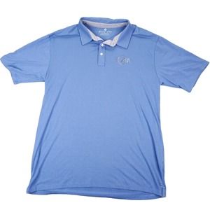 Free Fly Shirt Mens Size 3XL Blue Performance Bamboo Short‎ Sleeve Polo
